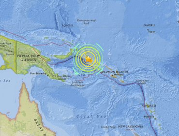 Terremoto de intensidad 7,9 sacude Papúa Nueva Guinea este domingo