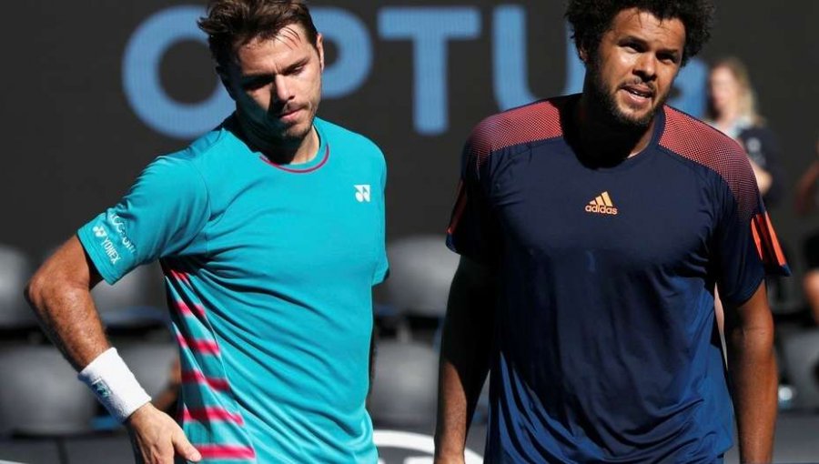 Video: La particular pelea que protagonizaron Wawrinka y Tsonga