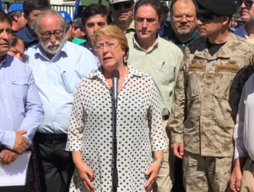 Presidenta Bachelet expresa sus condolencias tras muerte de bombero