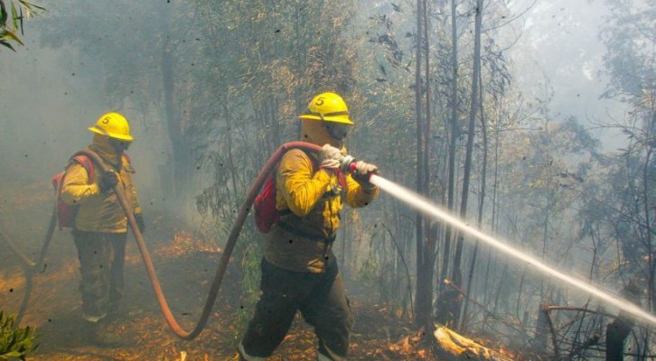 Un bombero muere y otro queda gravemente herido en Ñuble