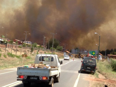 Concepción: Relleno Sanitario Copiulemu se incendia por propagación