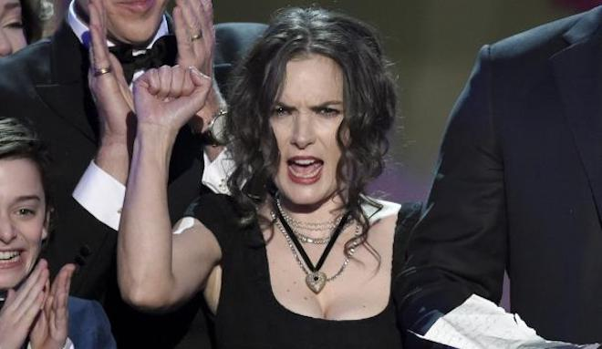 La extraña reacción de Winona Ryder que acaparó todas las miradas