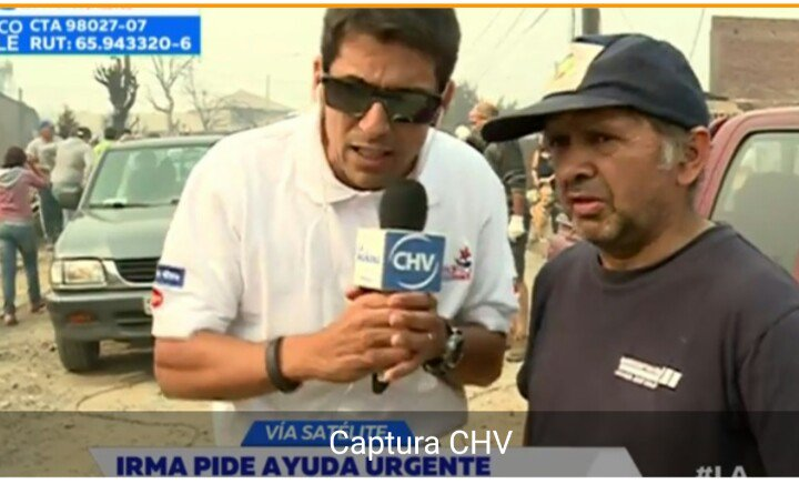 Rafael Araneda recibe fuertes críticas por cobertura con los damnificados
