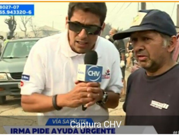 Rafael Araneda recibe fuertes críticas por cobertura con los damnificados