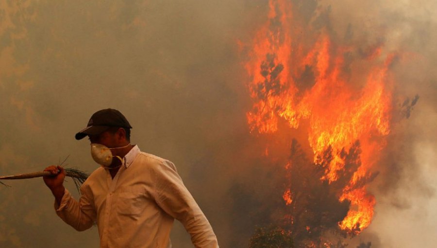 Último balance de Onemi: 50 incendios controlados y y 61 incendios en combate