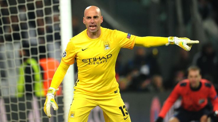 Willy Caballero tras suplencia de Bravo: "Ha sido una semana muy difícil para él"