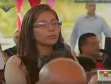 Estudiante venezolana encara a Maduro: "Mis compañeros se desmayan de hambre"