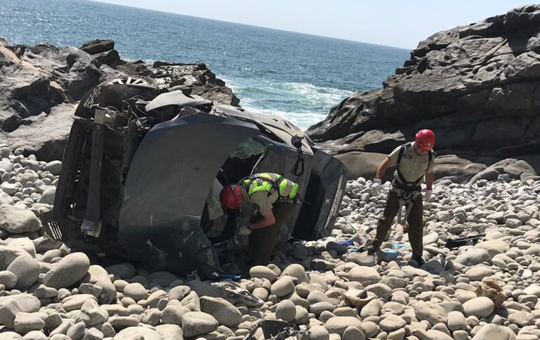 Estuvo dos días en un barranco tras un trágico accidente vehicular