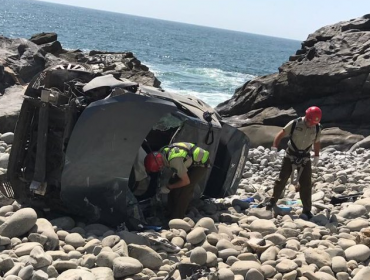 Estuvo dos días en un barranco tras un trágico accidente vehicular