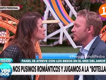 Mira el romántico beso de Tonka y Martín en Bienvenidos