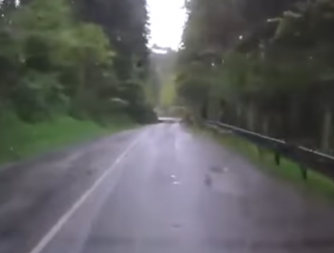 Iban viajando por la carretera y sucedió algo inexplicable