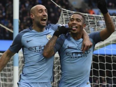 Dirigido a la ex: La particular celebración de un jugador del Manchester City