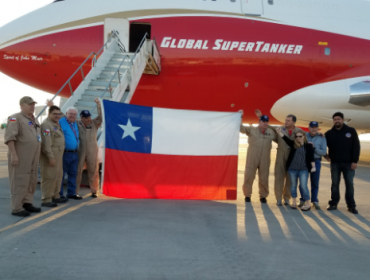 Adiós SuperTanker: Tripulación del avión se despidió de Chile