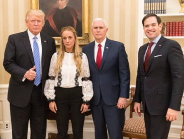 Presidente Trump recibe a Tintori y exige la liberación de Leopoldo López