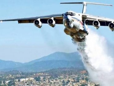 Ilyushin II-76 vuelve al ataque en Incendio en Quilpué