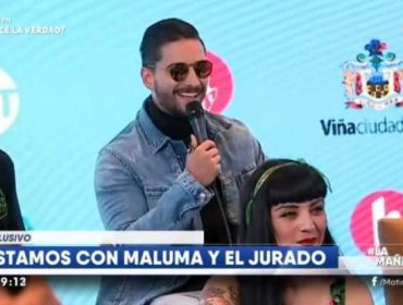 Osada propuesta hace Rocío Marengo a Maluma en plena conferencia de prensa