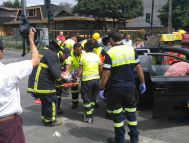 Accidente vehicular deja dos lesionados en Osorno