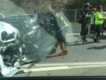 Colisión múltiple en la Ruta 68 deja varios lesionados