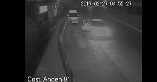 Video: Carabinero de civil dispara en contra de delincuente en Talca