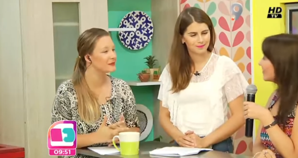 Desmayo en vivo sufrió la conductora del Canal 9 de Concepción