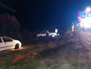 Accidente vehicular en Algarrobo deja tres personas lesionadas