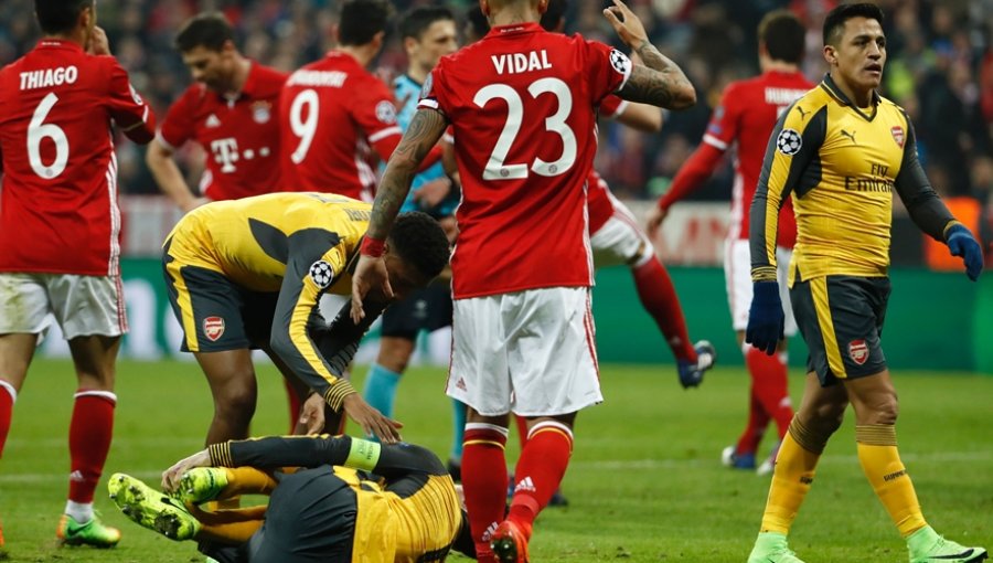 Arsenal de Sánchez buscará el milagro ante el Bayern de Vidal en Champions