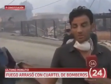 Colegio de Periodistas reconoce a Gonzalo Ramírez por su labor en los incendios forestales