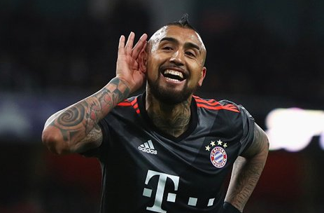 Arturo Vidal se verá las caras ante el Real Madrid por los cuartos de la Champions