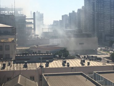 Incendio afectó a obras de nuevo hospital Gustavo Fricke en Viña del Mar