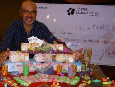 Más de 100 millones de pesos ganó en una mano de póker en el Casino de Calama