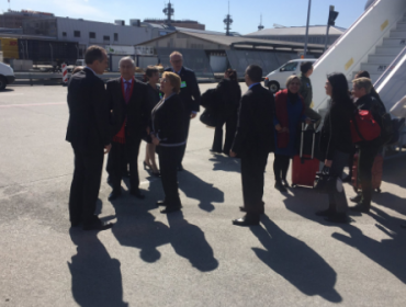 Presidenta Michelle Bachelet llega a Suiza para continuar con su gira internacional