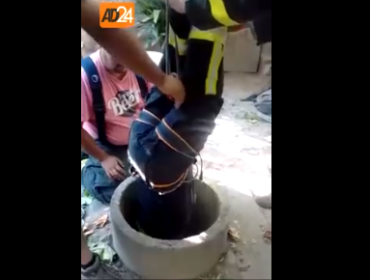 Video muestra asombroso rescate a abuelita que cayó a un pozo en Colchagua