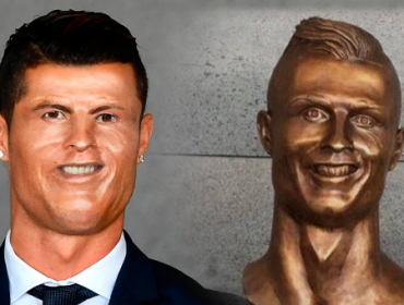 Burlas en la web generó la estatua en honor a Cristiano Ronaldo en Portugal