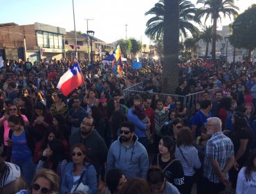 Villa Alemana se suma a protesta contra Termoeléctrica en Limache