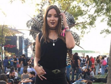 El inédito look de Kel Calderón en Lollapalooza