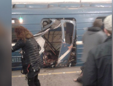 Explosión en metro de San Petersburgo deja 10 muertos y diversos heridos