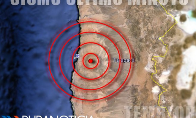 Sismo de mediana intensidad se registró en la Región de Tarapacá