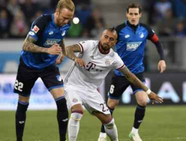 Con Arturo Vidal los 90 minutos, Bayern Munich cayó ante el Hoffenheim