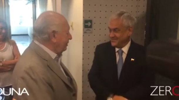 Chistes, ironías y pensiones: El improvisado encuentro que sostuvieron Lagos y Piñera