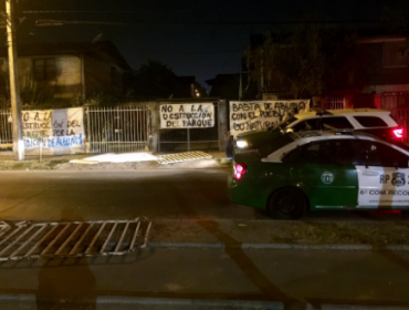 Seis detenidos deja protesta de vecinos en contra de jardín infantil en Recoleta