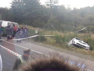 Fatal accidente automovilístico deja un fallecido y un lesionado en Dalcahue