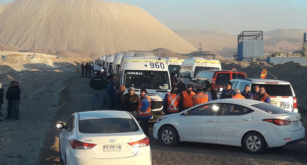 Dirigentes sindicales bloquean acceso a mina “Chuquicamata” en Calama