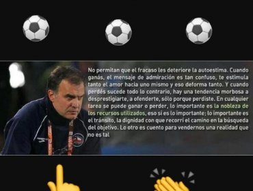 Fabián Orellana no se olvida de Marcelo Bielsa