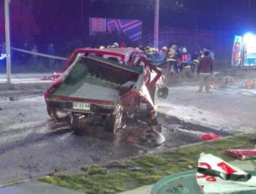 Fatal colisión vehicular deja dos fallecidos y cinco lesionados en Coyhaique