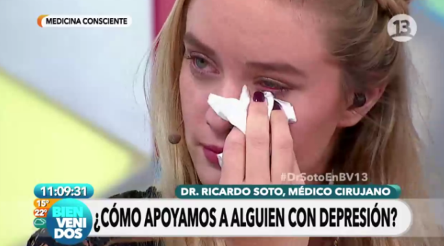 Kika Silva no aguanta la pena y rompe en llantos en el matinal “Bienvenidos”
