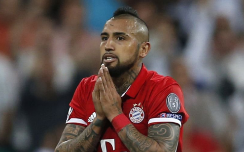 Arturo Vidal es expulsado en la eliminación del Bayern Munich ante el Real Madrid