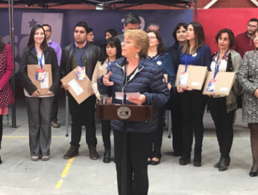 Presidenta Bachelet participa en actividad del Censo en San Pedro de La Paz