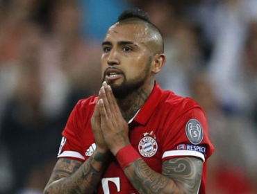 Arturo Vidal es expulsado en la eliminación del Bayern Munich ante el Real Madrid