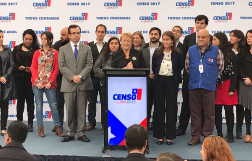 Bachelet y balance del Censo 2017: “Se ha trabajado bien, aprendiendo de la experiencia”