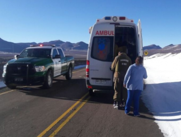 Rescatan a dos abuelitos que permanecieron dos días bajo la nieve en el Paso Jama